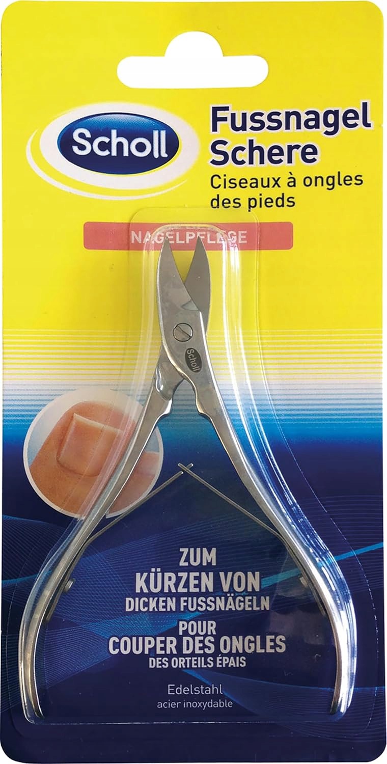 Dr. Scholl – nůžky na nehty z nerezová ocel, dvojitá pružina Německo
