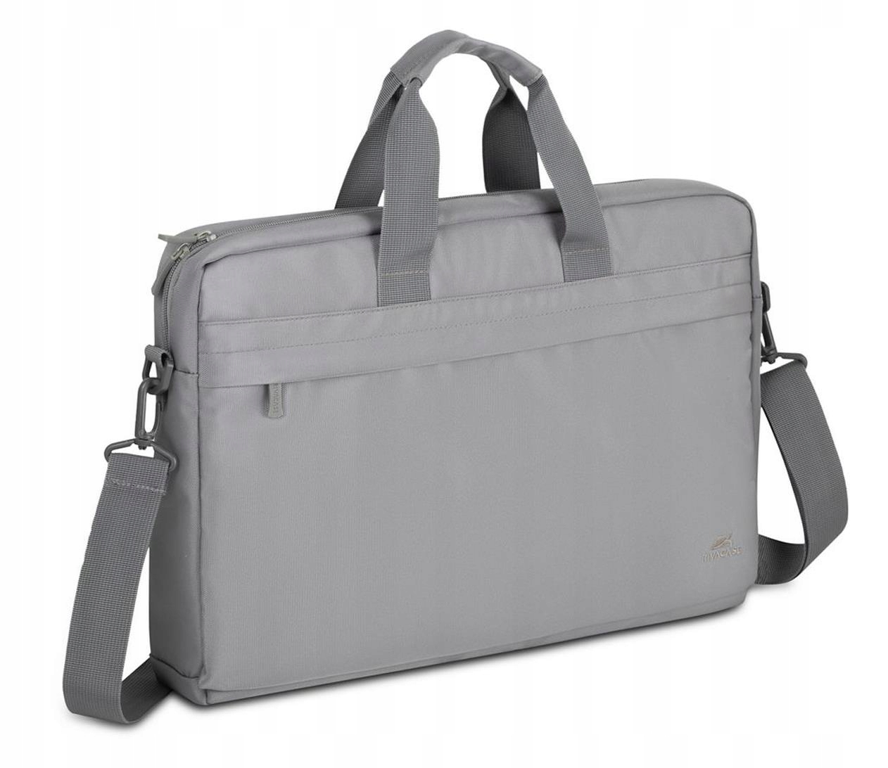Rivacase 8235 ramenní taška na notebook 15.6", světle šedá