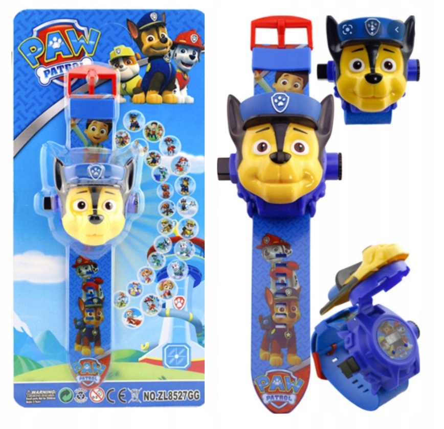

Psi Patrol Zegarek 3D Z Projekotorem Cyfrowy Chase