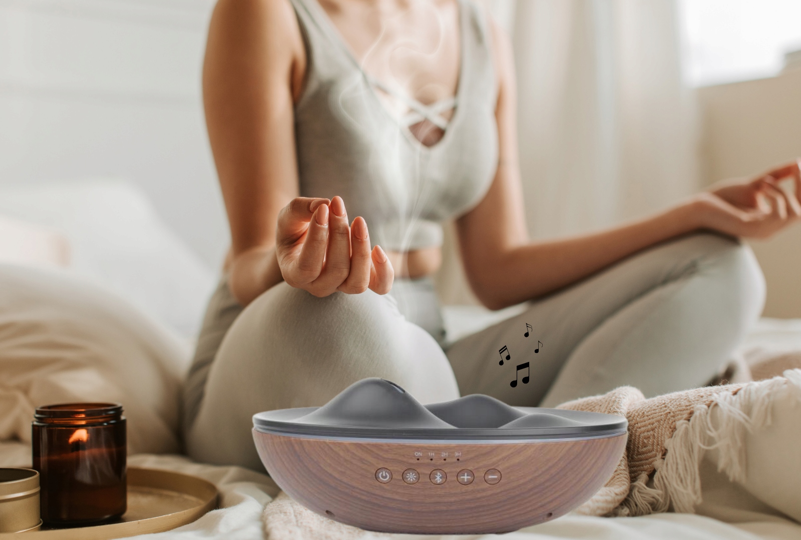 Aroma RELAX - piękny elegancki z funkcją bluetooth Rodzaj dyfuzor ultradźwiękowy