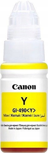 

Tusz Canon GI-490 GI490 żółty