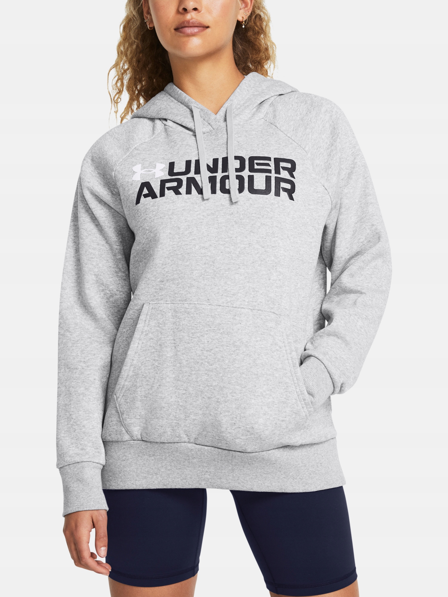 Under Armour Dámská mikina Rival Fleece Wordmark Hoodie