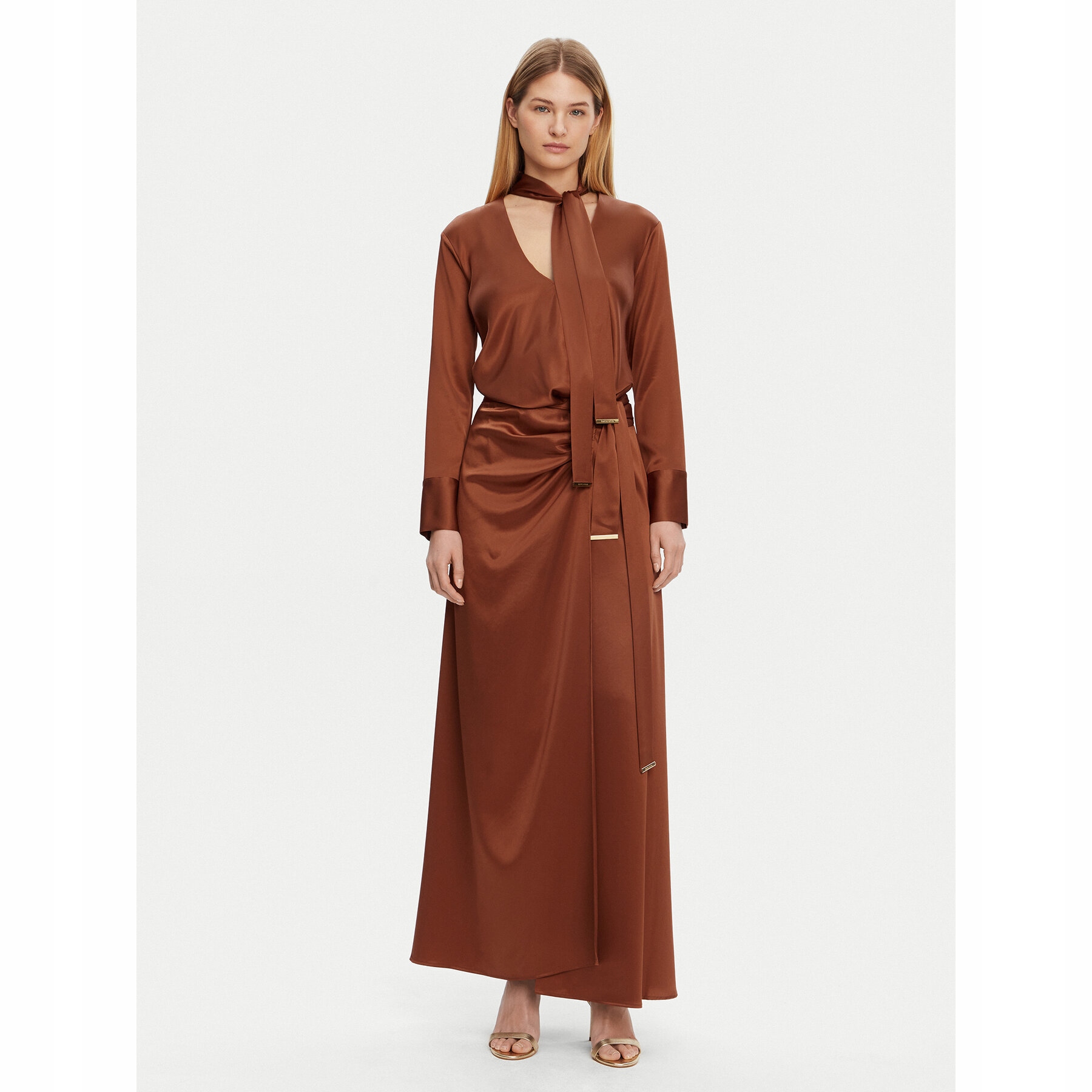 Marciano Guess Damskie Sukienka wieczorowa Bordowy
