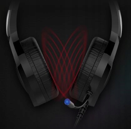 SŁUCHAWKI NAUSZNE PRZEWODOWE DLA GRACZY GAMINGOWE Model GAMINGOWE