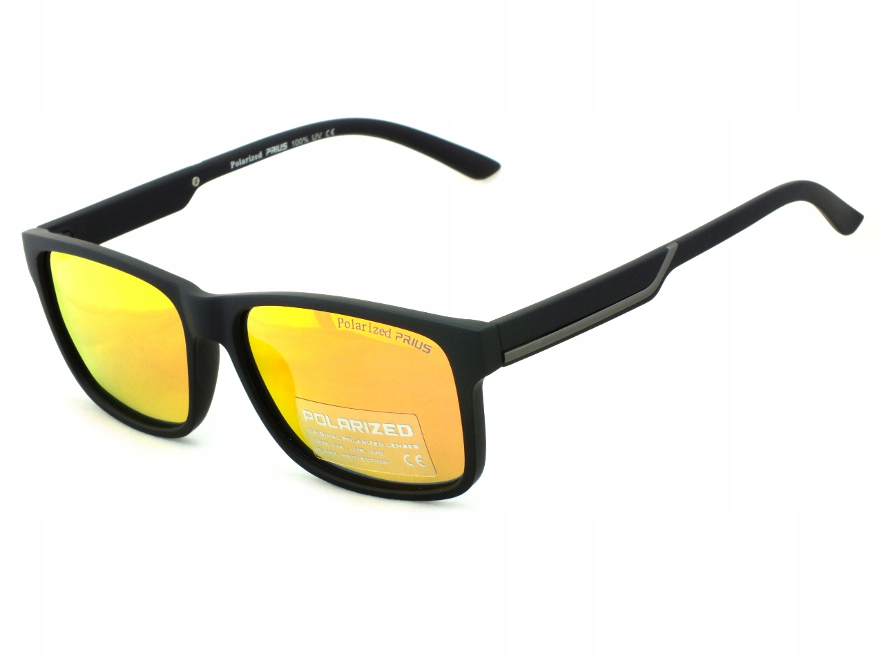 Polarized okulary sportowe do biegania Prius pomarańczowe lustra ochrona Uv
