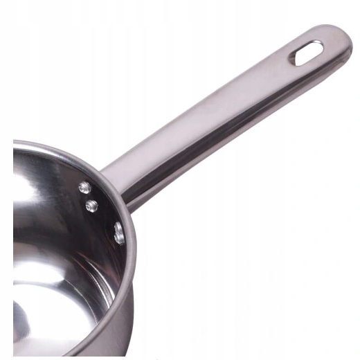 GARNEK RONDEL STALOWY Z RONDELEK DO MLEKA SOSÓW 1L Marka KLAUS