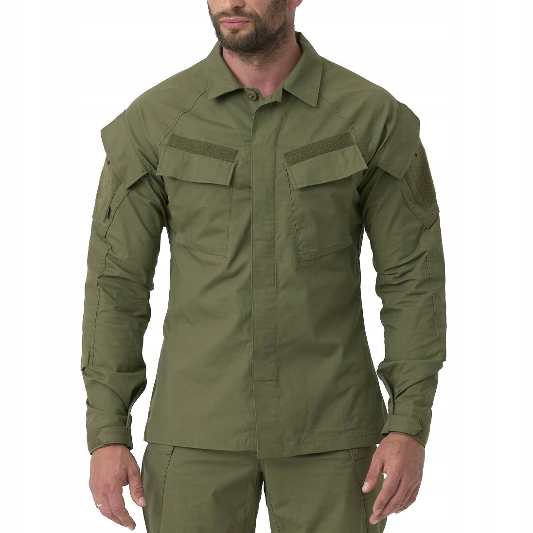 Mikina Uniformovaná Helikon Raid Shirt PolyCotton Stretch Ripstop Olive G. S
