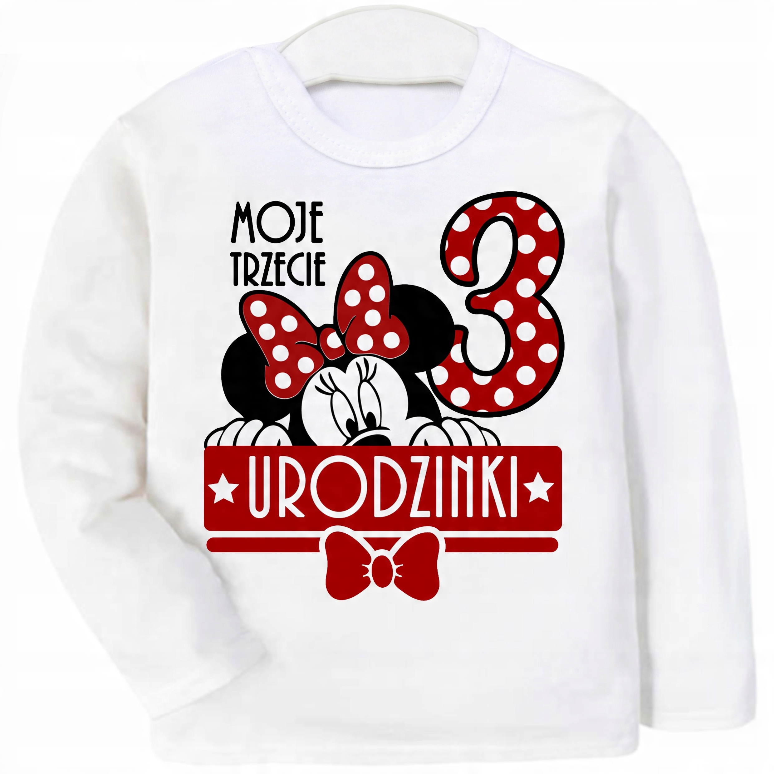 

Bluzka koszulka 3 Urodziny Myszka Minnie r 98