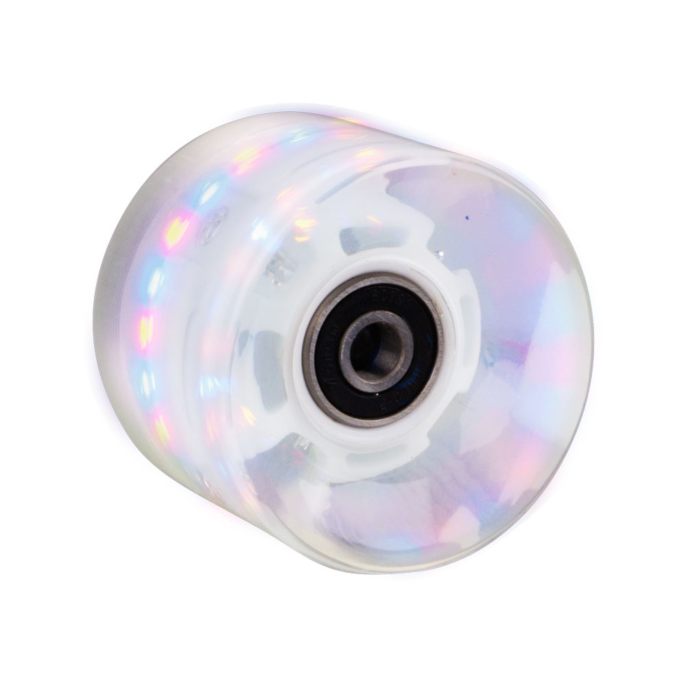 Świecące Kółko do penny boardu 60*45 mm Żółte