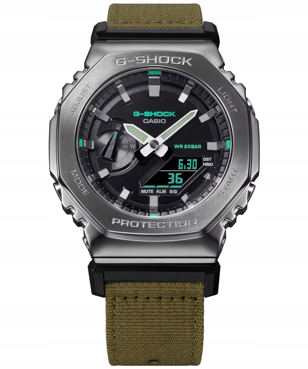 Ocelové sportovní pánské hodinky Casio G-shock GM-2100CB Gwar3+3L Zibi Gravírování