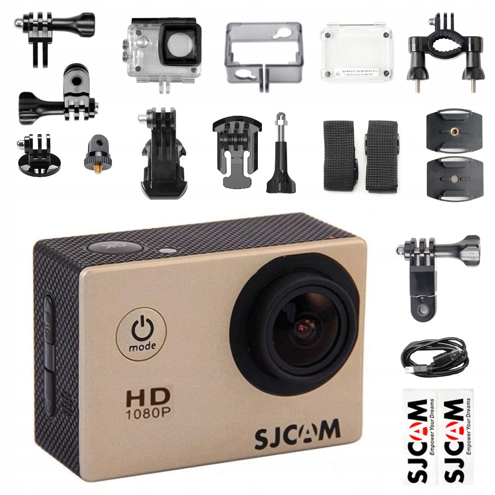 Športová Kamera Sjcam SJ4000 1080P Full Hd, Vodotesná, Moto Príslušenstvo
