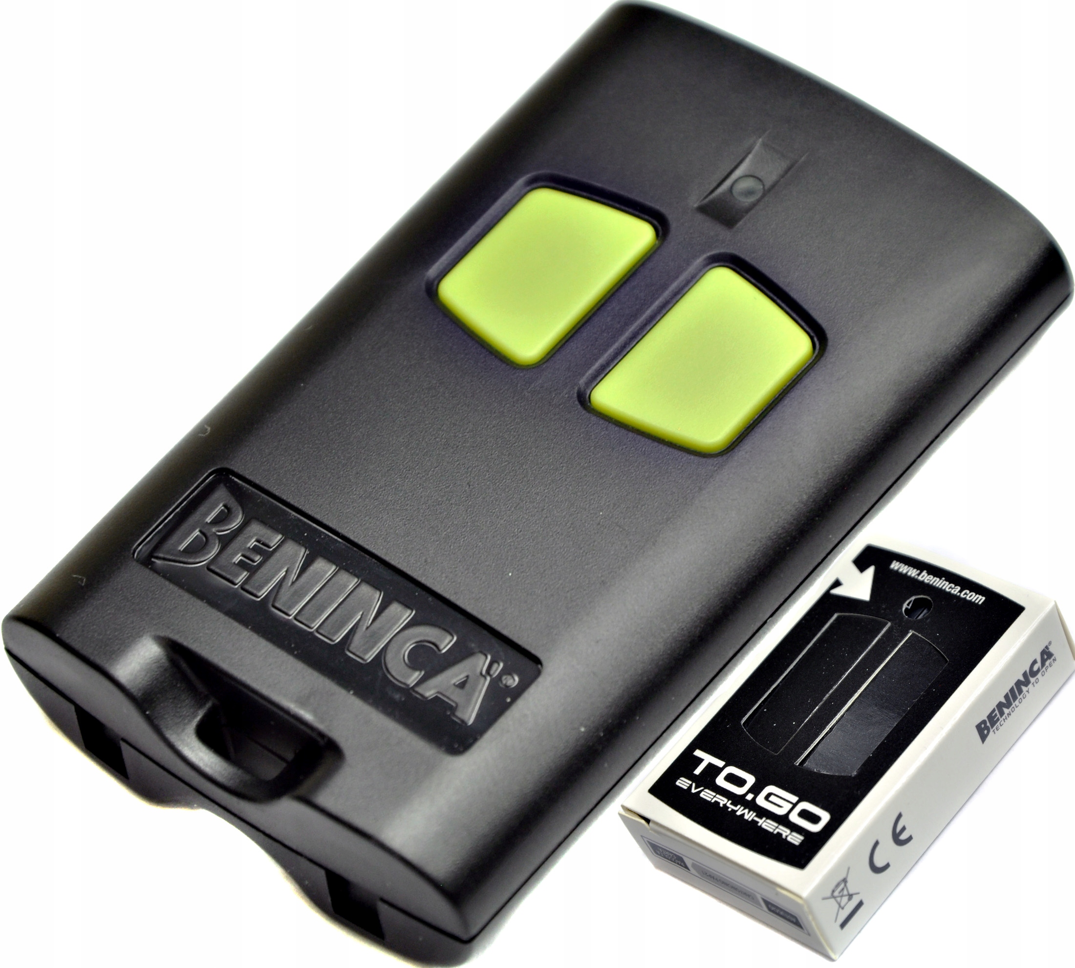 BENINCA TO GO 2VA TO.GO2VA TOGO-VA PILOT DO BRAMY GARAŻU+BATERIA+INSTRUKCJA Częstotliwość 433.92 MHz