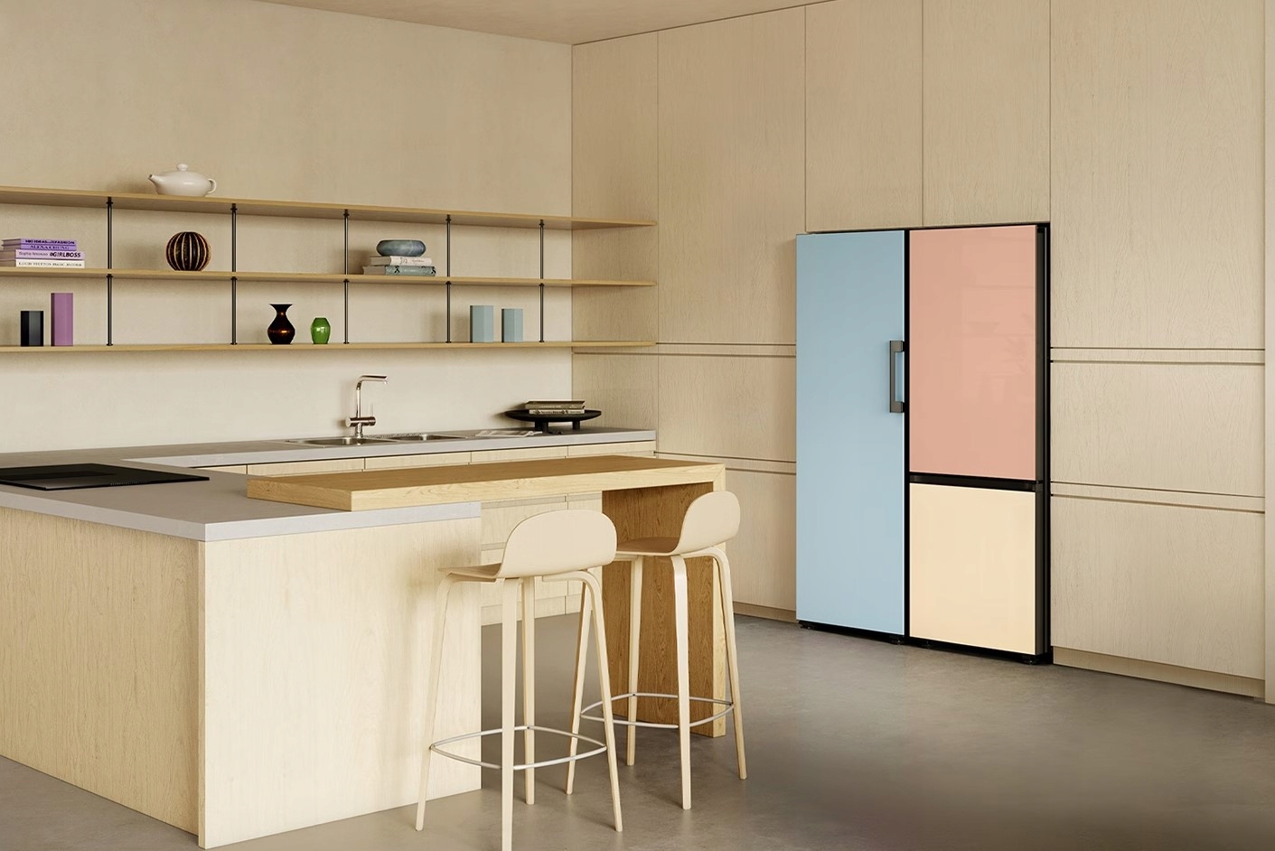 Zamrażarka szufladowa Samsung Twin Bespoke RZ32C76CEAP 323l 186 cm SpaceMax Model RZ32C76CEAP