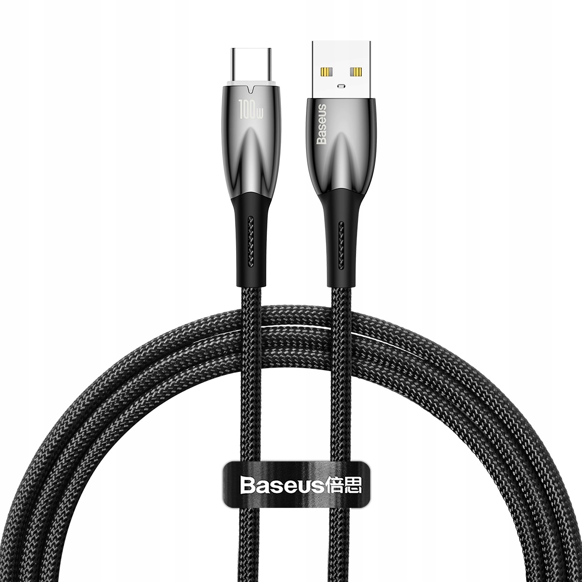 Wytrzymały elastyczny kabel do szybkiego ładowania Usb-a Usb-c 100W 1m cz