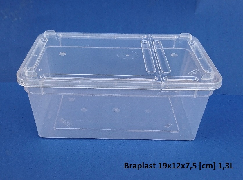 

Pojemniki Braplast 19x12x7,5cm 1,3L x10szt