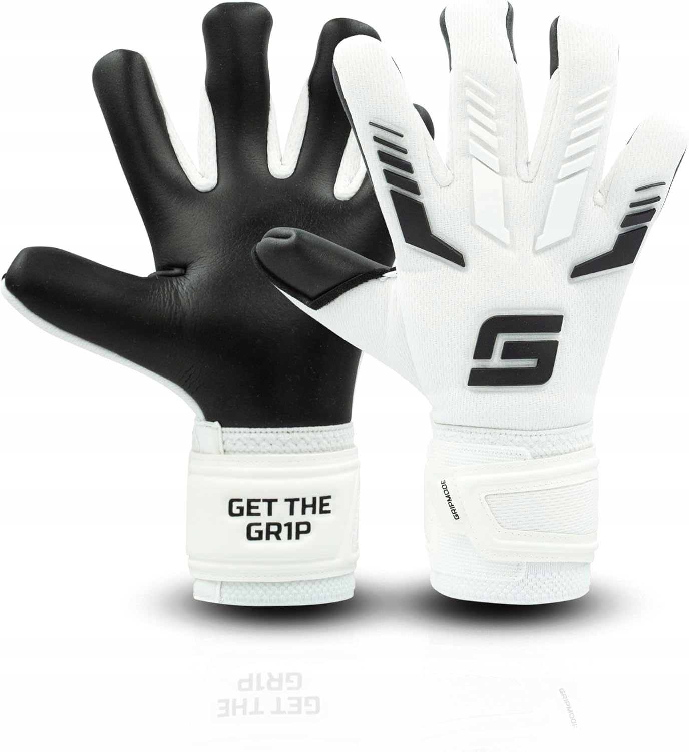 Rękawice bramkarskie Gripmode 2.0 Junior Białe 3mm size 4