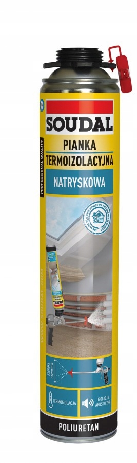 

Soudal Piana Termoizolacyjna Natryskowa 700ml