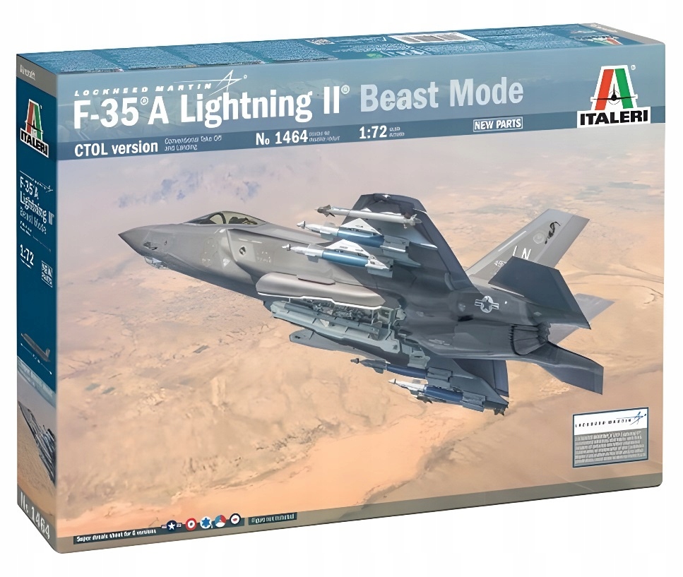 1:72 F-35A Lightning II (ctol) Verze Beast Mode