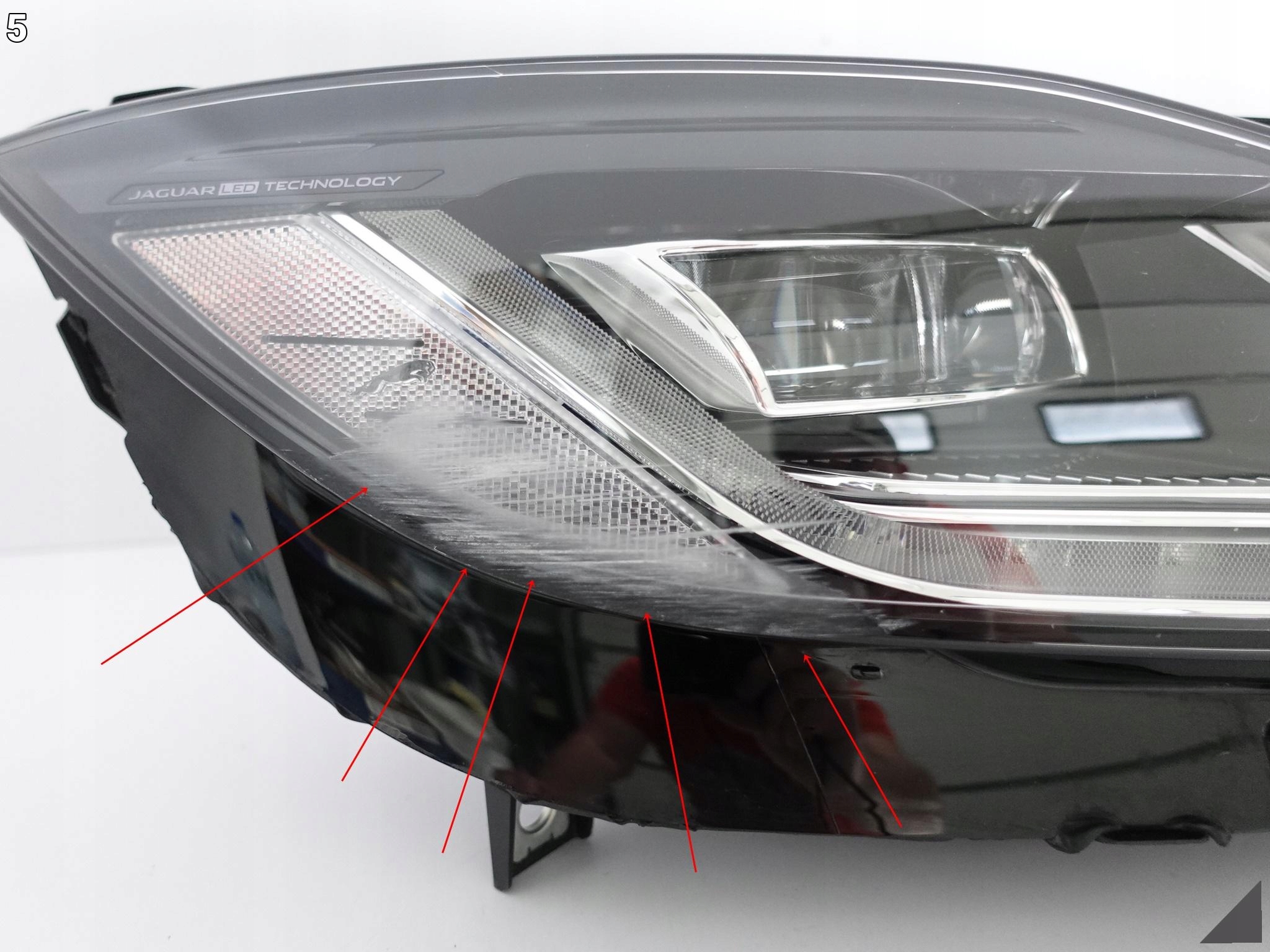 JAGUAR and-PACE X590 18- HIGH FULL LED light right front EUROPA +module