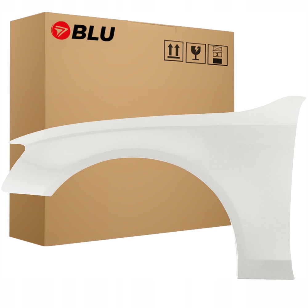 Blu Blatník Audi A4 B8 S4 LY9C levý bílý 07-11 přední