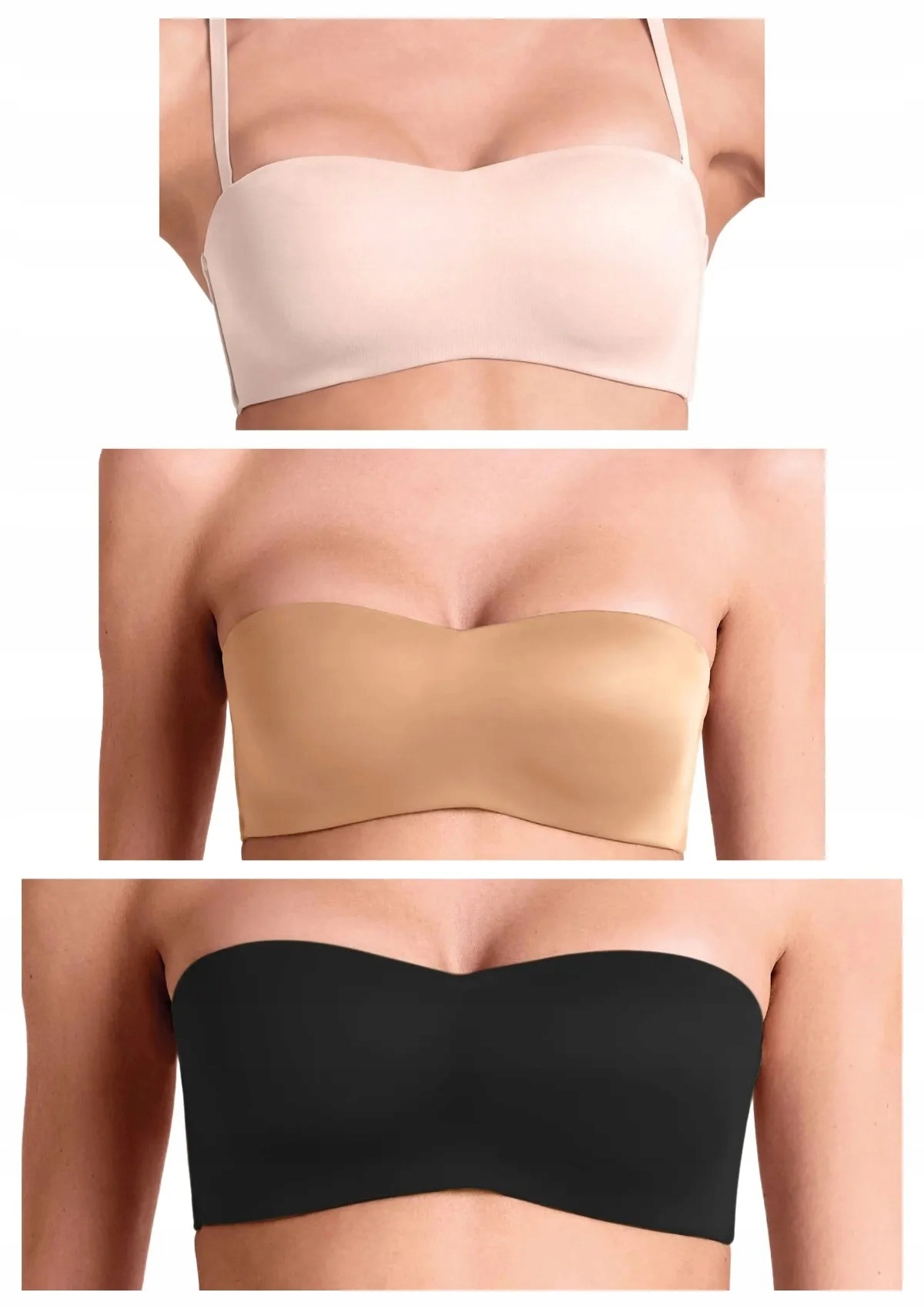 Lormar Feel Ultrashine podprsenka 3 ks talco, zlatá, černá S