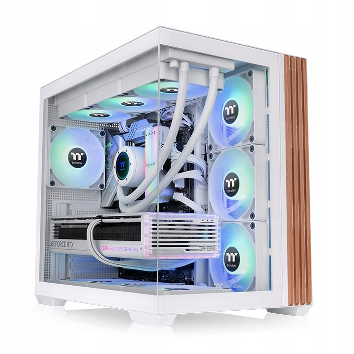 Počítačová Skriňa Thermaltake View 380 Ws Argb Midi Tower biela