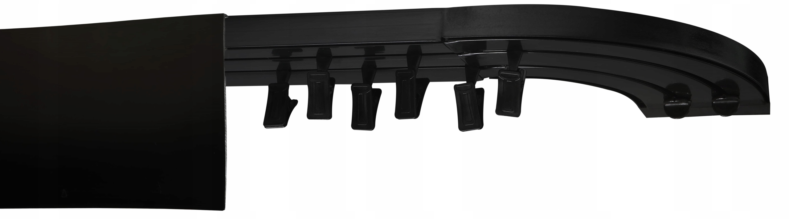 

Karnisz sufitowy 2tor 180cm maskownica 9cm łuk