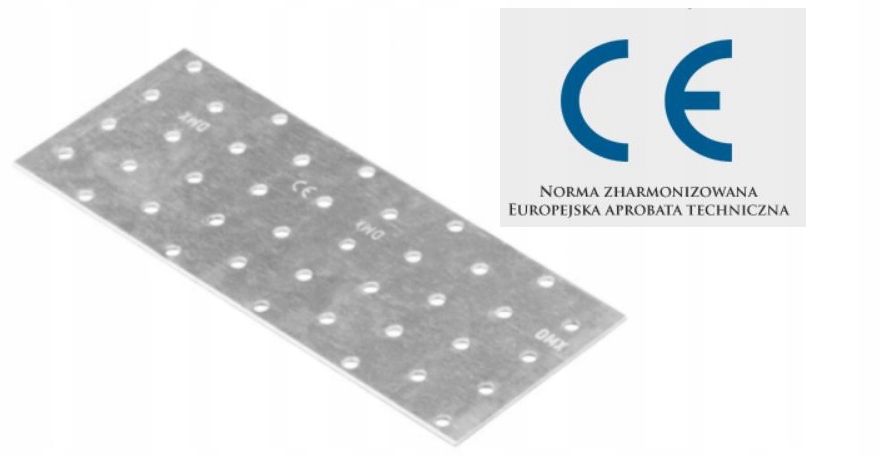

Płytka perforowana, łącznik płaski 80x200x2 10szt