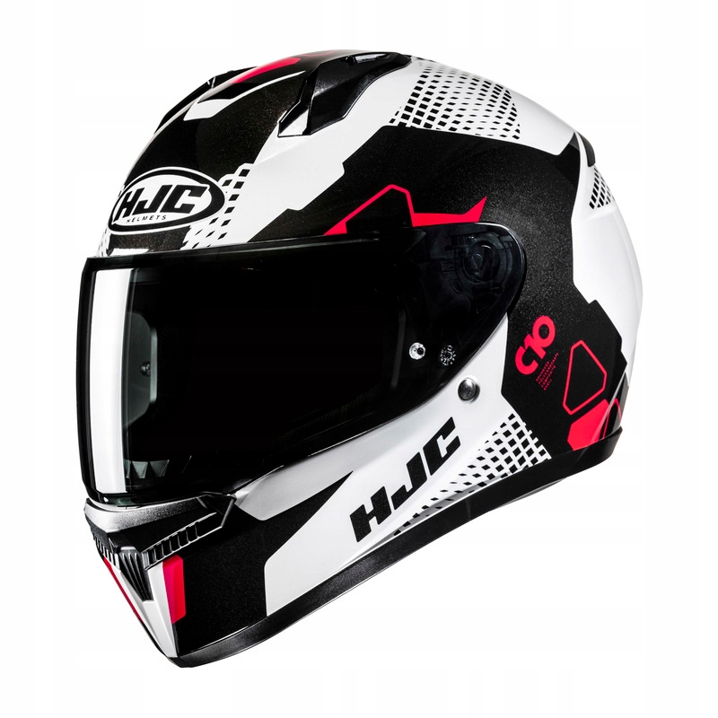 Motocyklová Prilba Hjc C10 Aspa White Black Xs