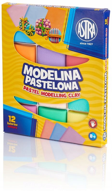 Modelina 12-kol pastelowa, Astra