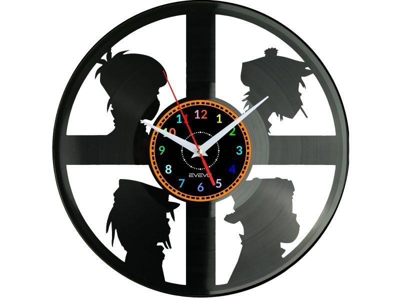 Rock Band Nástěnné Hodiny Vinylová Deska Dárek Památka K Narozeninám