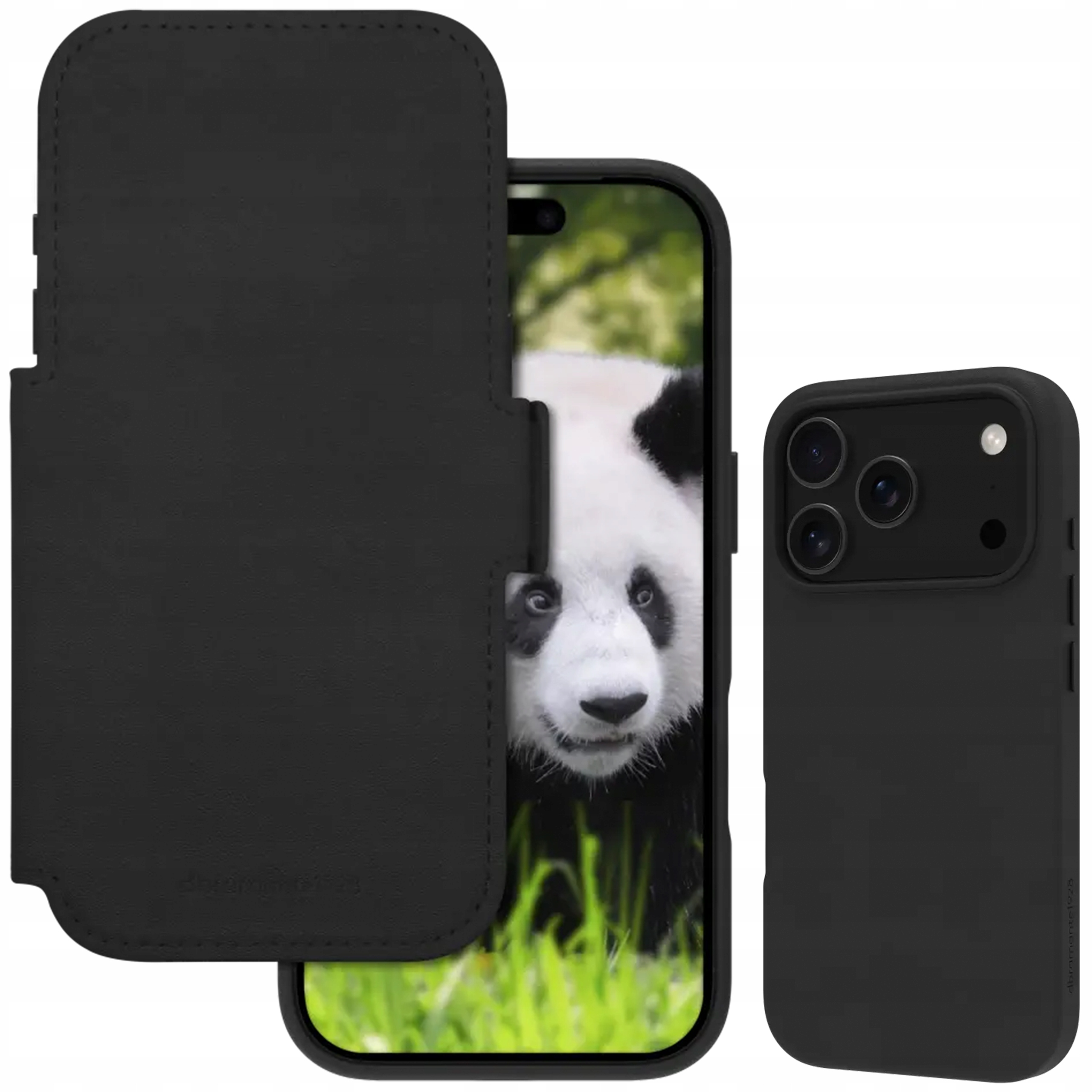 DBRAMANTE1928 Lynge Case Pouzdro kožené s MagSafe pro iPhone 17 Pro Kryt