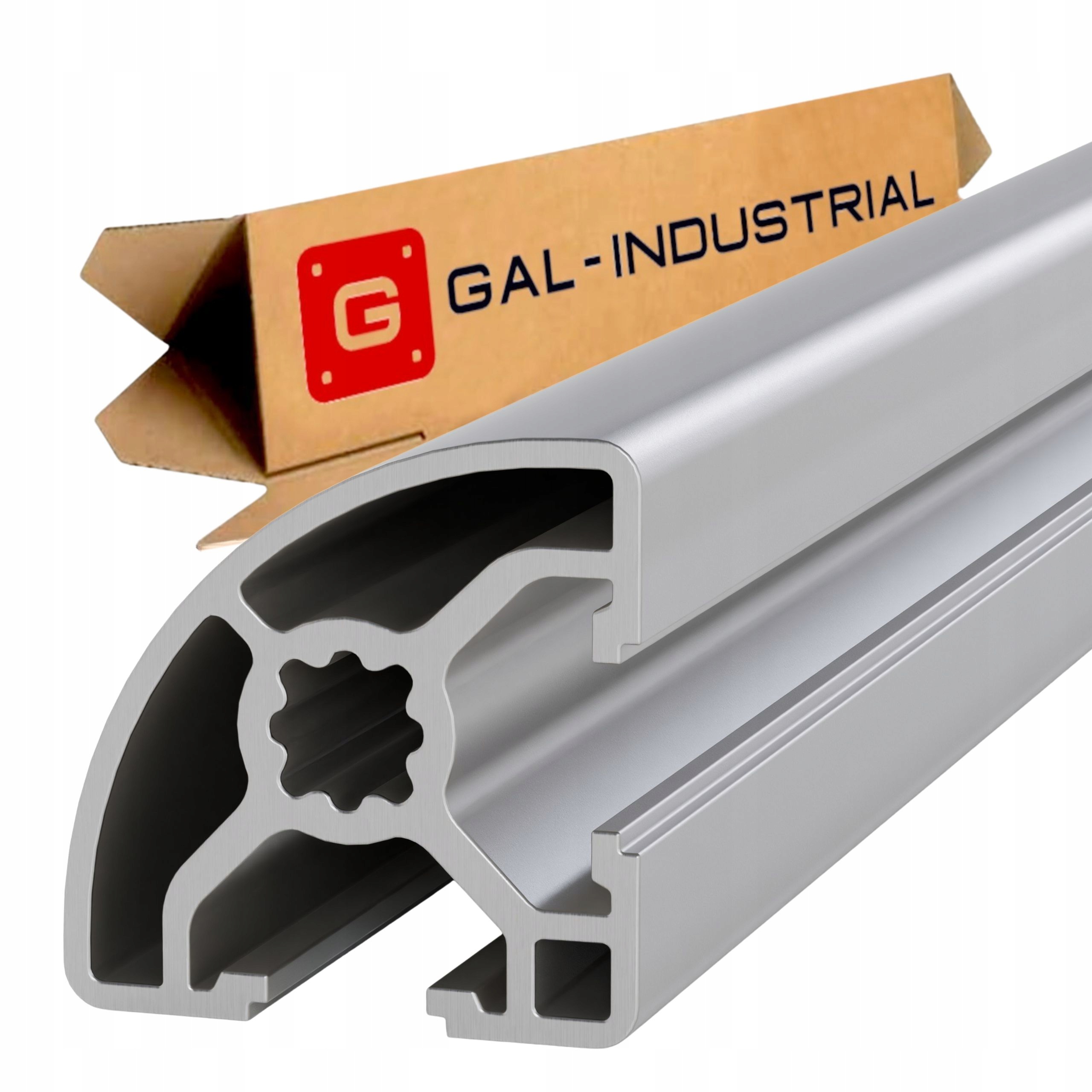Aluminiový Konstrukční Profil 30x30xR 380 cm Eloxovaný Zaoblený Rozměr