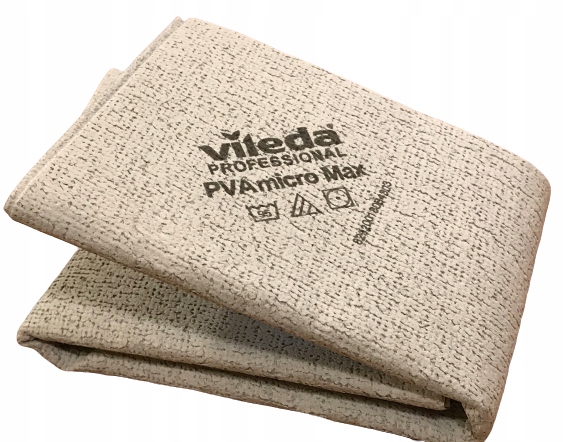 Ścierka do samochodu Vileda Professional Pva micro Max 50x44 cm szara