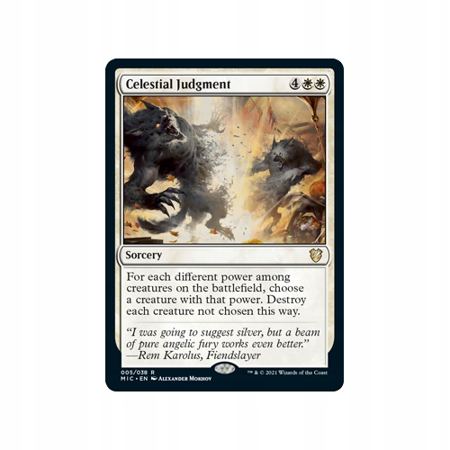 Mtg Celestial Judgment (r)