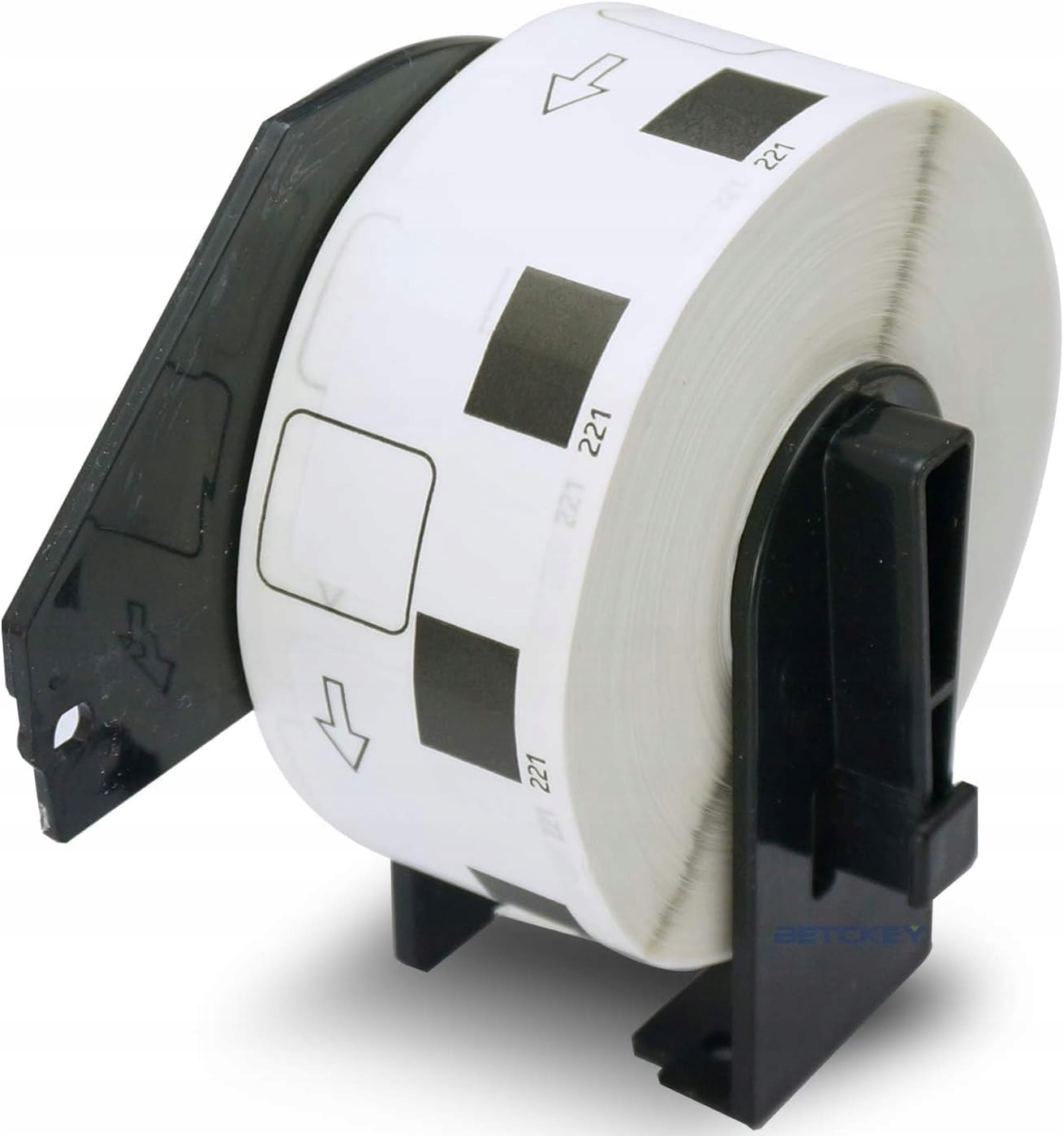 Čtvercové etikety Betckey 23x23 mm 20 rolí pro tiskárny Brother