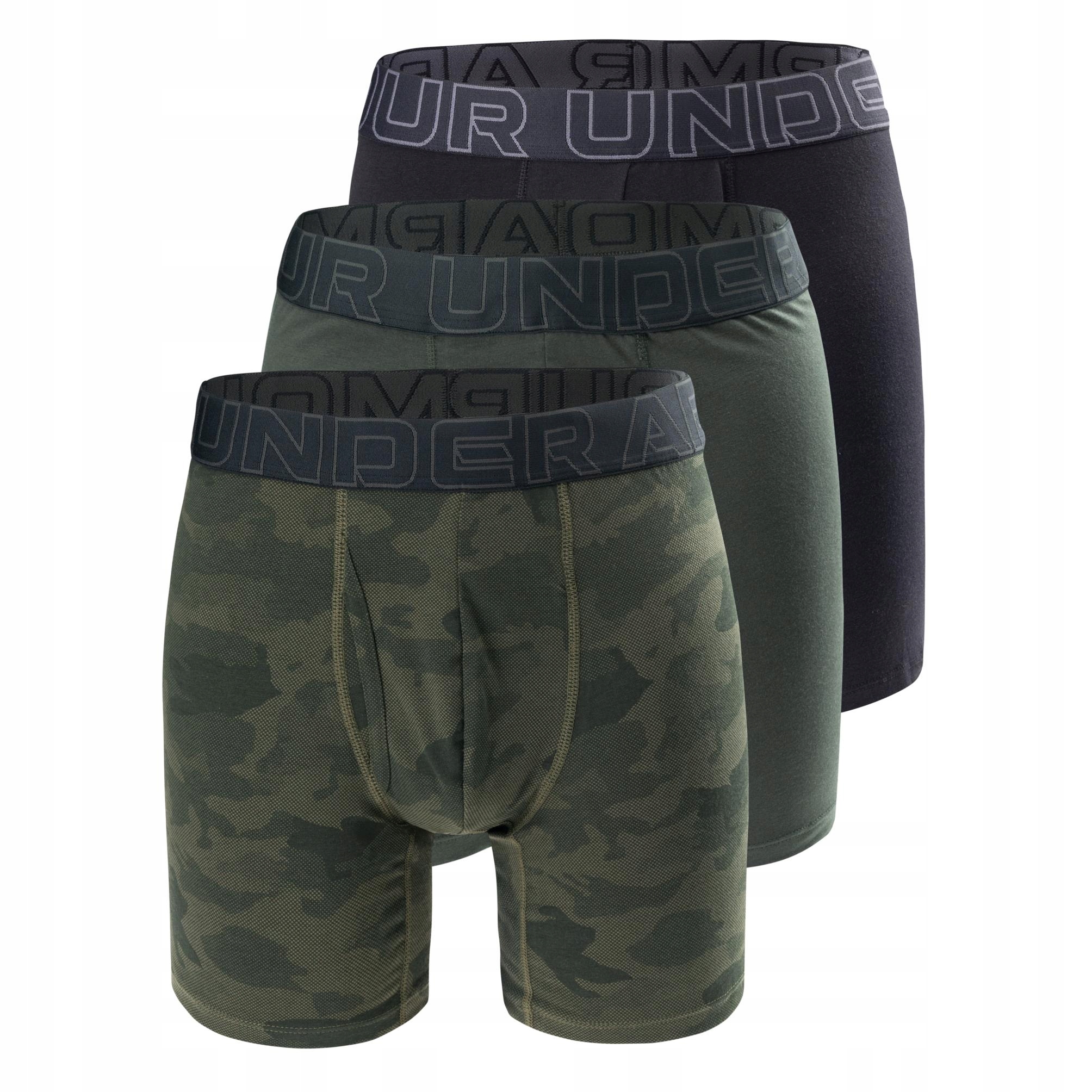Pánské boxerky Ua Performance Cotton Print 6''