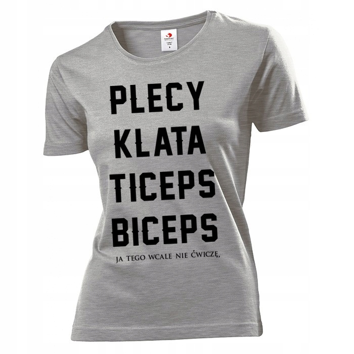 

Koszulka damska Plecy klata triceps biceps L