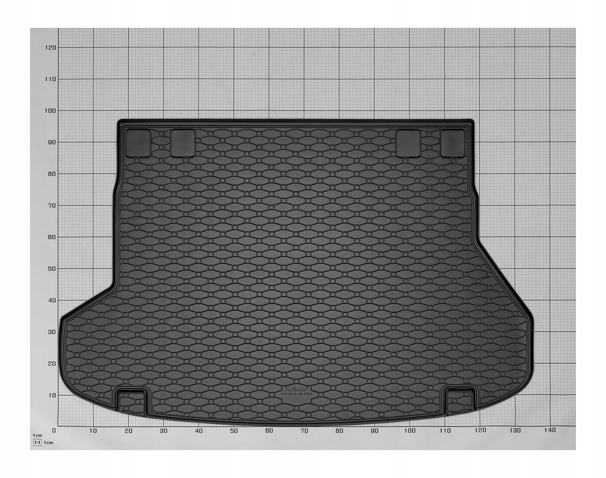 Dywaniki i mata do Kia Ceed kombi 2012-2018 Materiał guma
