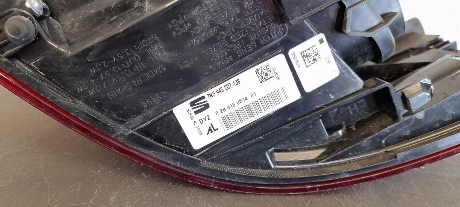 SEAT Alhambra 7N Rückleuchte Rearlamp - Thumbnail 5