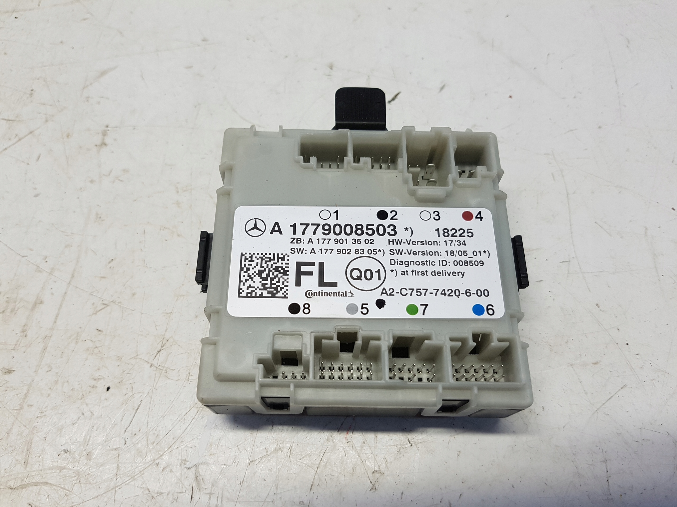MERCEDES w177 module control unit door A1779008503