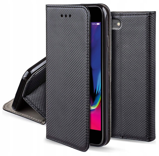 

Etui Portfel Magnet. do IPhone 7 8 Se 2020 Szkło