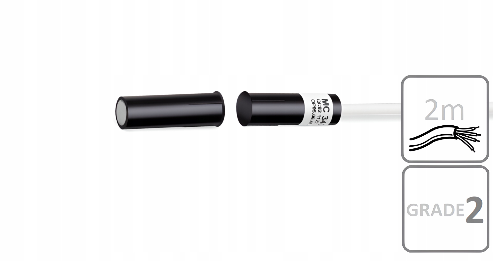 

MC 340-BL Kontaktron czujka magnetyczna Alarmtech