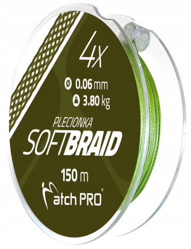Plecionka Match Pro 4x Soft Braid 150m 0.30mm 27.00kg