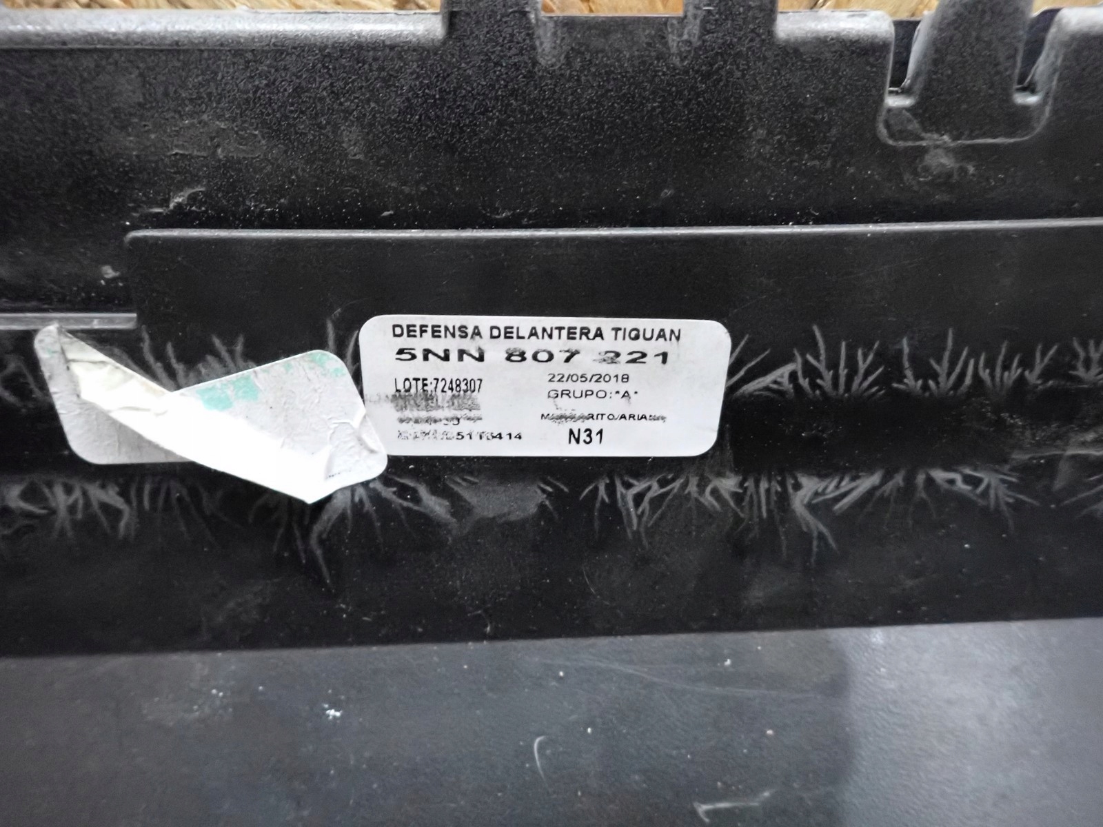 bumper front VW TIGUAN 2 II 5NN BW2 ALLSPACE 2017-2021R 5NN807221