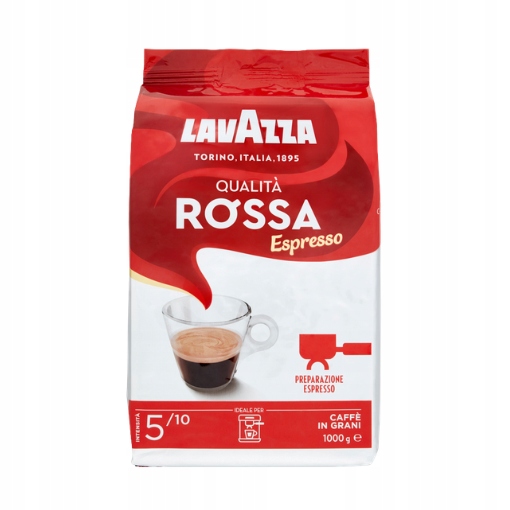 Lavazza Qualita Rossa 1 kg kawa ziarnista Włoska