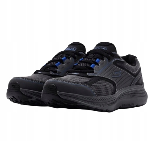 Skechers Go Run Consistent Sportovní Pánské Černé Boty Se Síťkou 44 U1H