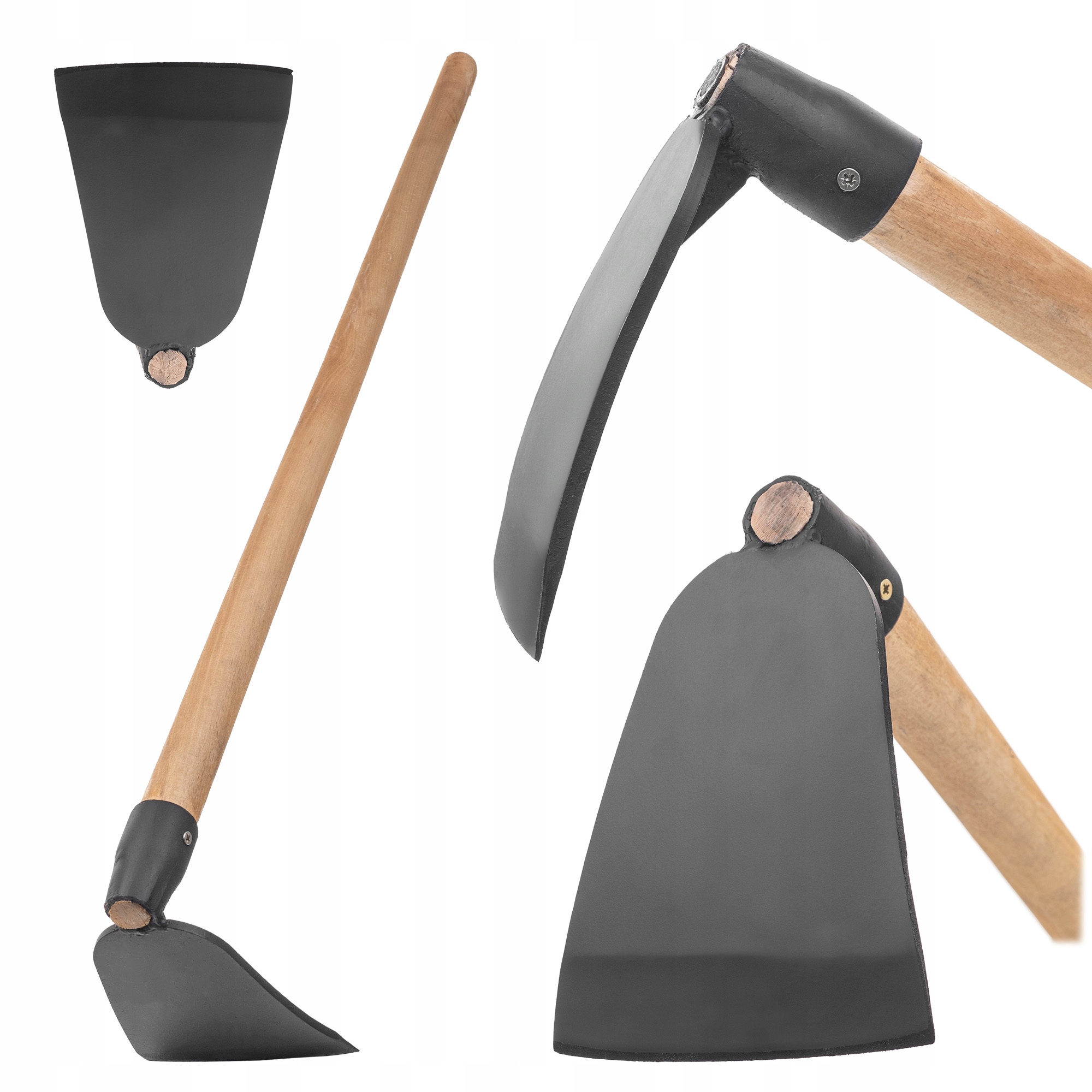 Motyka Ogrodowa Kuta 14,5 cm Do Kopania Motyczka Z Trzonkiem Premium Stal