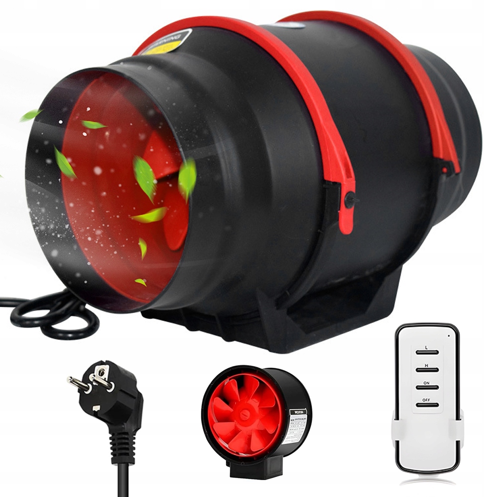 Kanálový Ventilátor 80 W, Dvě Úrovně Otáček Pro Kuchyňskou Koupelnu