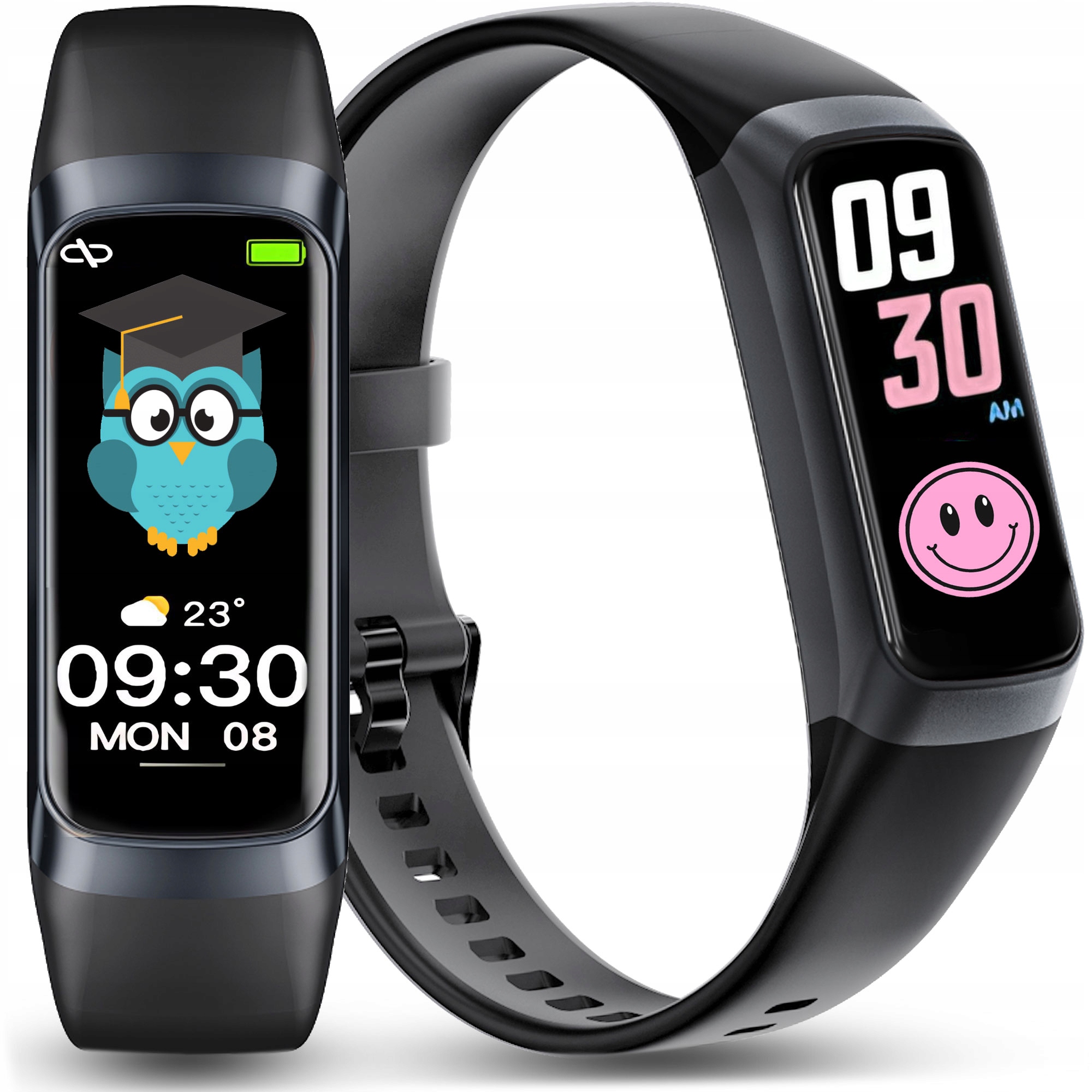 Dětské hodinky Chytré Hodinky Amoled Smartband Fit Sms Kroky Puls Teploměr